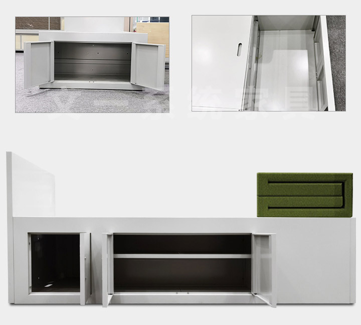 Military-style Bed with Cabinet 5