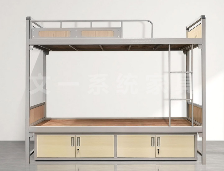 Bunk Bed with Wooden Shoe Cabinet 022