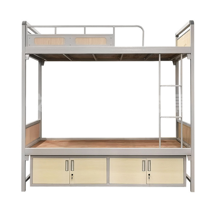 Bunk Bed with Wooden Shoe Cabinet 022 3
