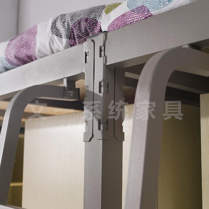 Student Apartment Bed with Wood Cabinet 042 3